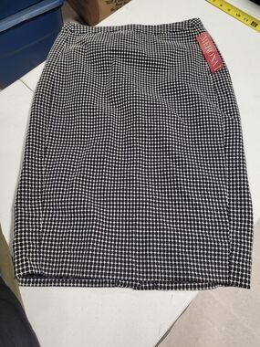 Merona Black and White Dot Pencil Skirt